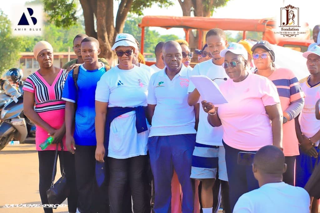 Jeune Rose · mobilisation, sport et sensibilisation Octobre Rose 2026 à Korhogo