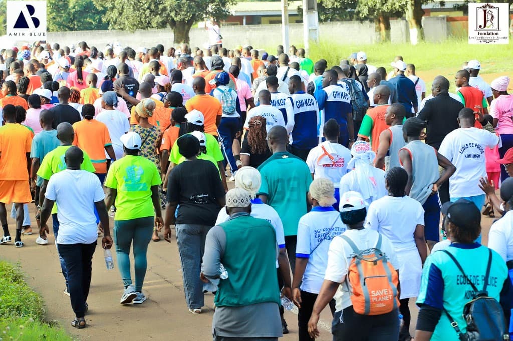 Jeune Rose · mobilisation, sport et sensibilisation Octobre Rose 2026 à Korhogo